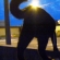 猫画像｜夜明け前　シルエット