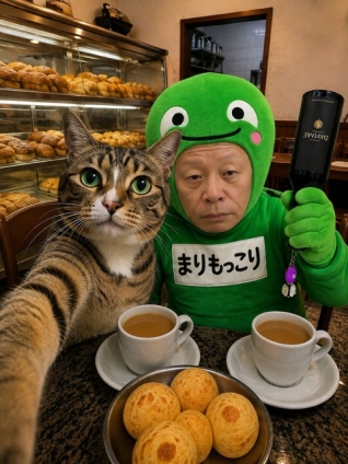 猫画像｜まりもっこりオヤジとメルでーす！